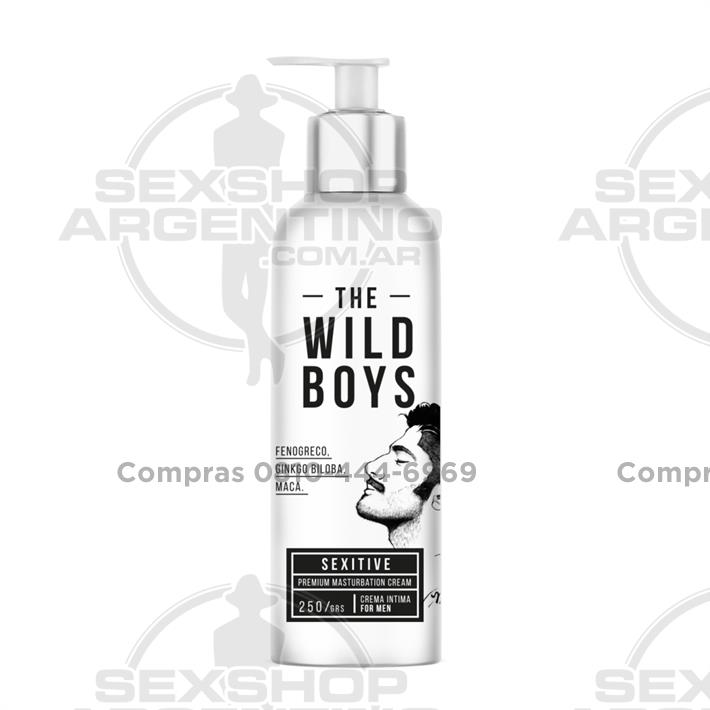 Lubricante masculino premium para masturbacion The Wild Boys 250Grs.